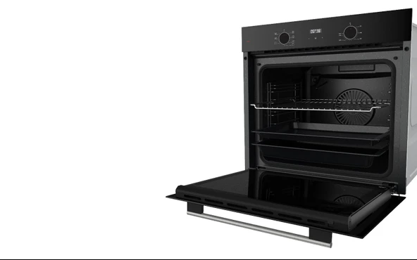 Ferre Flowart Ventora Pro Siyah 3'lü Ankastre Set ( QBL63CS-SS205-D063 ) - 5