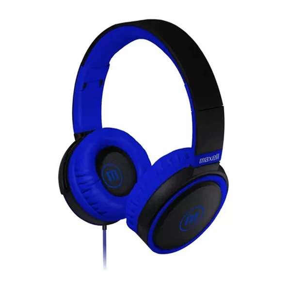 Maxell MLA B52 Kulaküstü Kablolu Kulaklık Siyah-Mavi