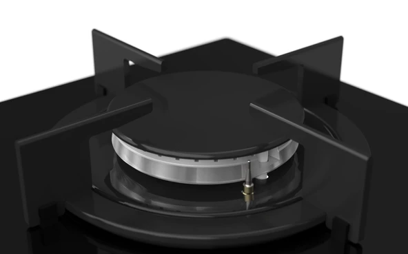 Ferre Flowart Lumora Pro Siyah 3'lü Ankastre Set ( QBL63CS-CS205-D063 ) - 8