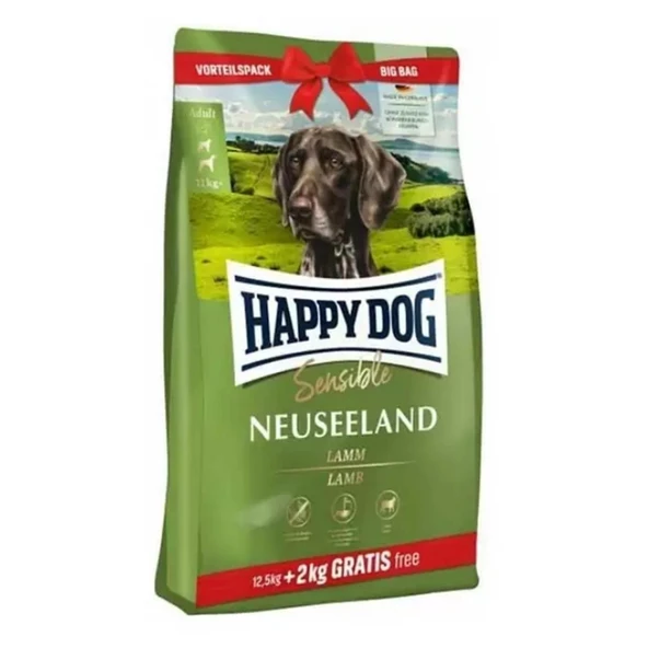 Happy Dog Orta Irk Kuzu Etli Yetişkin Kuru Köpek Maması 12.5 + 2 Kg