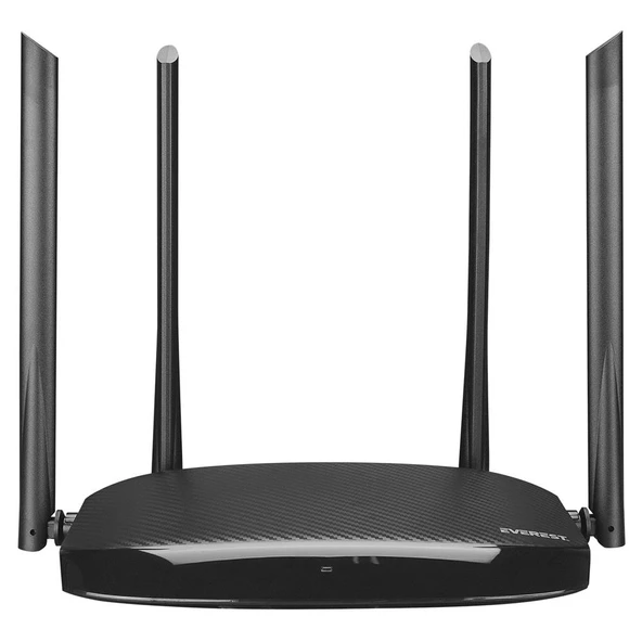 Everest EWR-AC5-V3 AC1200Mbps DualBand 4-6dBi Anten WISP+AP+Repeater Destekli Kablosuz Wifi Router - 1
