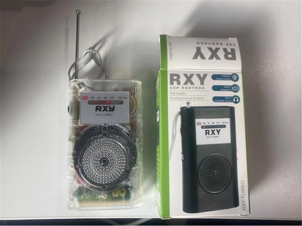 Rxy Fm Ceb Radyosu (Dahili Hoparlör-Stero Kulaklık Çıkışı-Yüksek Çekim Gücü) ürün görseli