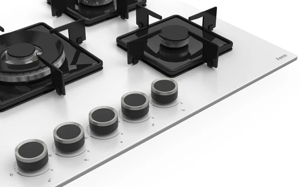 Ferre Flowart Florenz Pro Beyaz 3'lü Ankastre Set ( QBL63CB-SS036-D064 ) - 6