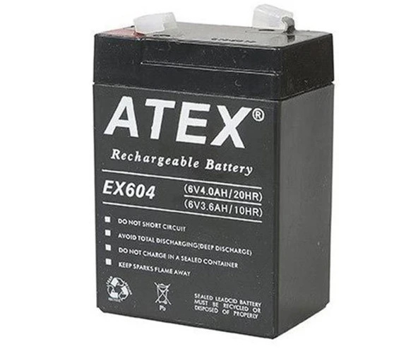 Atex LT-44 4V 4.4AH Fener Aküsü