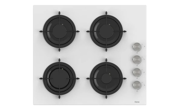 Ferre Flowart Lumora Plus Beyaz 3'lü Ankastre Set ( QBL63CB-CS206-D078 ) - Resim 3