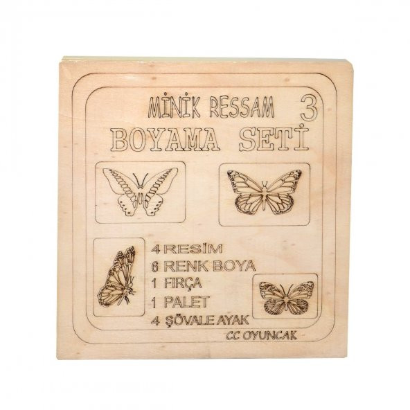 CCY00312-476 Ahşap Boyama Seti Çeşitleri - 3
