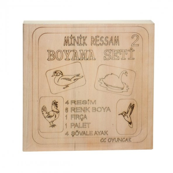 CCY00312-476 Ahşap Boyama Seti Çeşitleri - 6