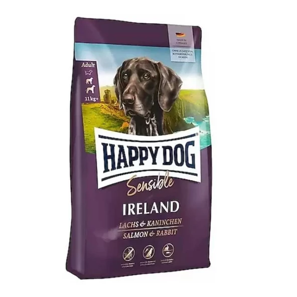 Happy Dog Ireland Somon ve Tavşanlı Orta Irk Köpek Maması 12.5 Kg