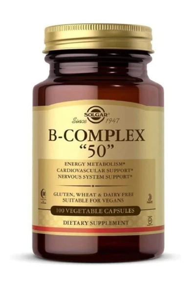 Vitamin B Complex 100 Kapsül (Vitamin B Kompleks) - Resim 3