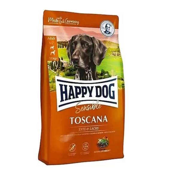 Happy Dog Ördek ve Somonlu Yetişkin Orta Irk Köpek Maması 12.5 Kg ürün görseli