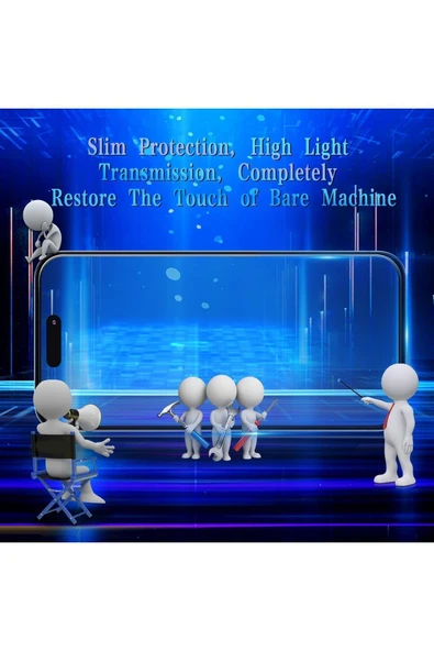 iPhone 16 Pro Max Nano Ekran Koruyucu Kırılmaz Cam - İnce ve Esnek - Resim 6