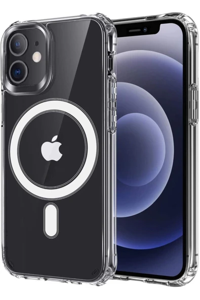 Iphone 12/12 Pro Magsafe Manyetik Özellikli Şeffaf Kılıf ürün görseli