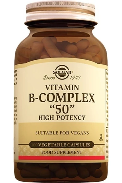 Vitamin B Complex 100 Kapsül (Vitamin B Kompleks)