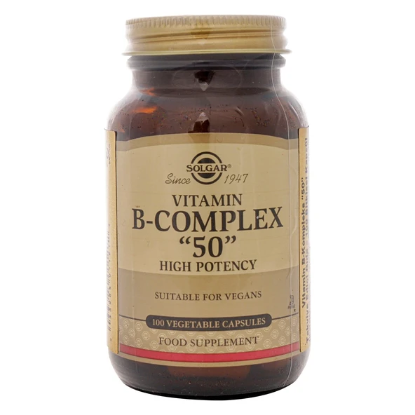 Vitamin B Complex 50 mg 100 Kapsül ürün görseli