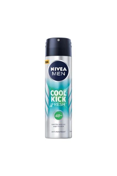 Nivea Men Cool Kick Fresh Deodorant Sprey 150 ml 2 Adet - 4
