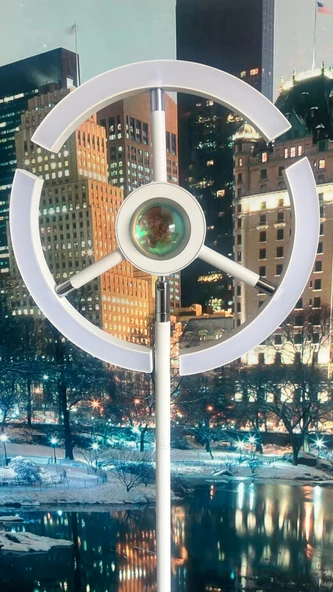 Yüceeller RGB Modern Led Lambader Dim Edilebilir Oturma odası Çalışma odası BEYAZ RENK