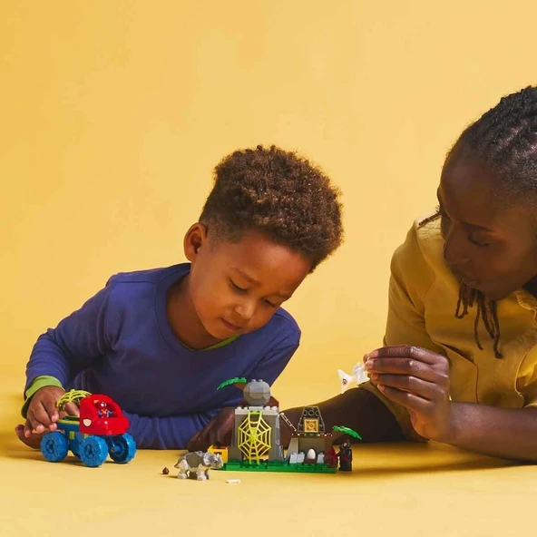 LEGO Marvel Spidey ve İnanılmaz Arkadaşları Spidey Ekibi Dinozor Kamyonlu Kurtarma 11199 - 3