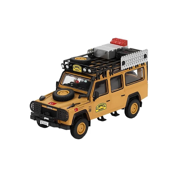 Mini Gt 1/64 Land Rover Defender 110 1989 Camel Trophy Turkey - 2