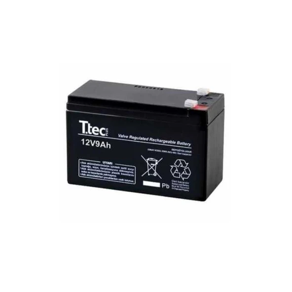 Ttec 12V 9AH Bakımsız Kuru Akü - 2