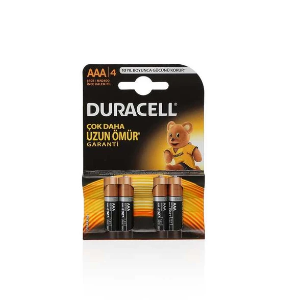 Duracell AAA İnce Pil 4'lü - 8