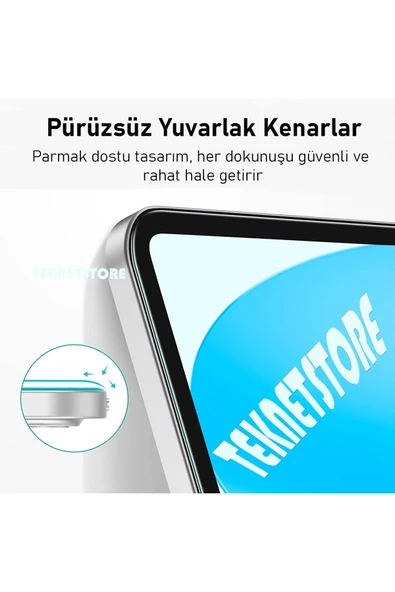 Apple Ipad 10. Nesil 2022 10.9" Nano Kırılmaz Ekran Koruyucu Kırılmaz Şeffaf Cam Koruyucu Tam Uyumlu - 4