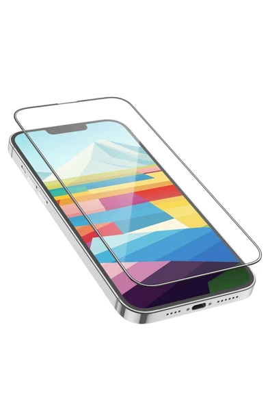 İphone 15 Uyumlu Tam Kapatan Tamperli Cam Ekran Koruyucu Kırılmaz Cam - Resim 2