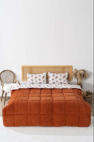 Rivaİstanbul Sera Kiremit Tek Kişilik Tresa Uyku Seti - Resim 2