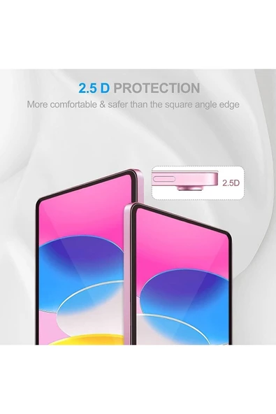 Apple Ipad 10.nesil 10.9 Inç 2022 Ekran Korucu Nano Cam Darbe Emici - 5