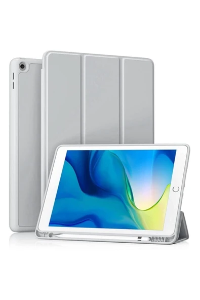 Ipad 9.7 2017-2018 6-5. Nesil Uyumludur Standlı Kapaklı Kılıf - Resim 2