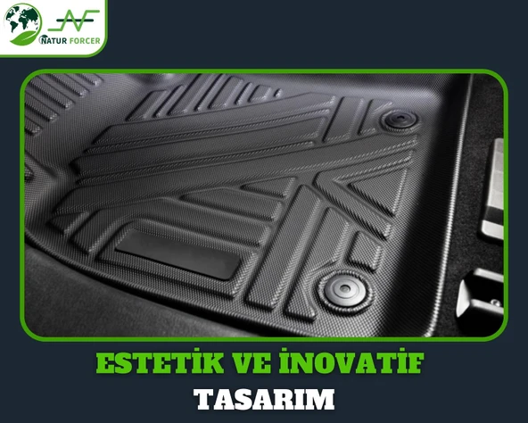 Fiat Doblo Panelvan 2010-2015 Uyumlu 4D Premium Havuzlu Paspas Bizymo - Resim 5
