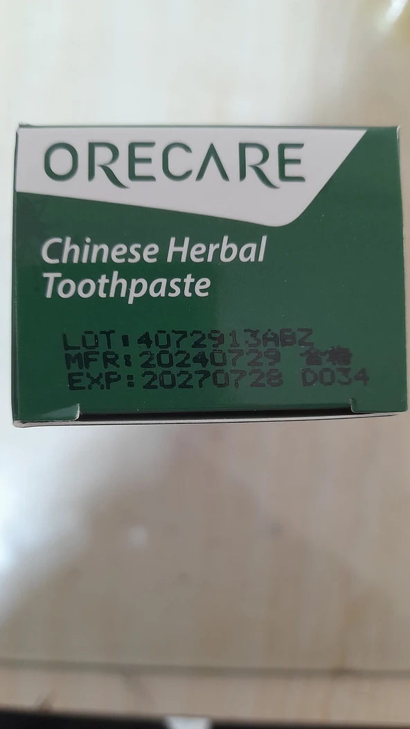ORECARE Tiens  - Bitkisel Diş Macunu 135g - 4