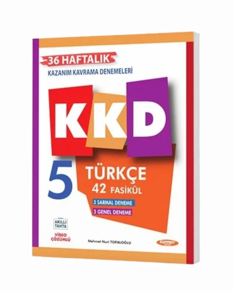 Kurmay Yayınları 5. Sınıf Türkçe Haftalık Kazanım Kavrama Denemeleri - 3