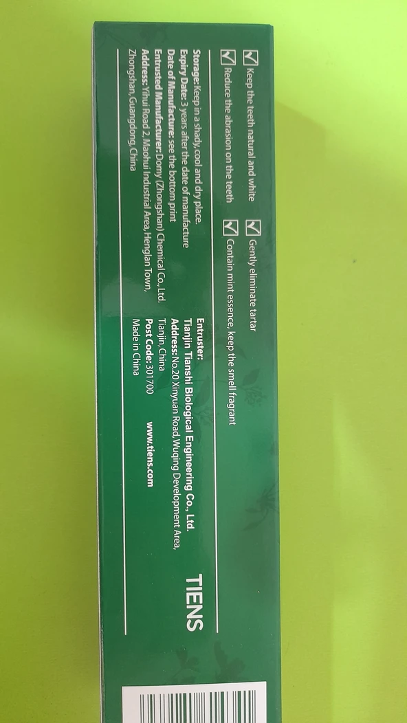 ORECARE Tiens  - Bitkisel Diş Macunu 135g - 3