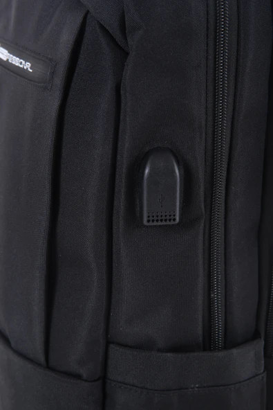 Ççs 51481 Laptop Bölmeli Çekçek Askılıklı Ter Önleyicili Siyah Sırt Çantası - 4