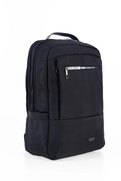 Ççs 51481 Laptop Bölmeli Çekçek Askılıklı Ter Önleyicili Siyah Sırt Çantası - 2