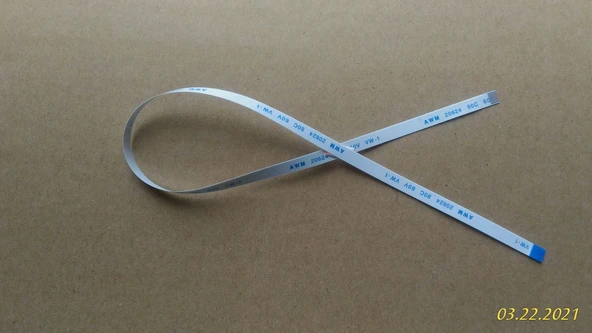 Awm 20624 80C 60V Vw-1 Flex kablo 8 Pin, 25 santim Ters Flex 8-0.5-25B ürün görseli 1