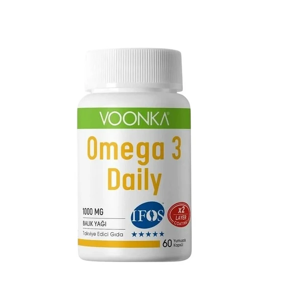 Voonka Omega 3 Daily 60 Yumuşak Kapsül ürün görseli