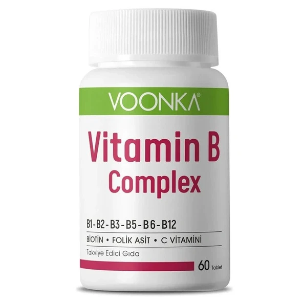 Voonka Vitamin B Complex 60 Tablet ürün görseli
