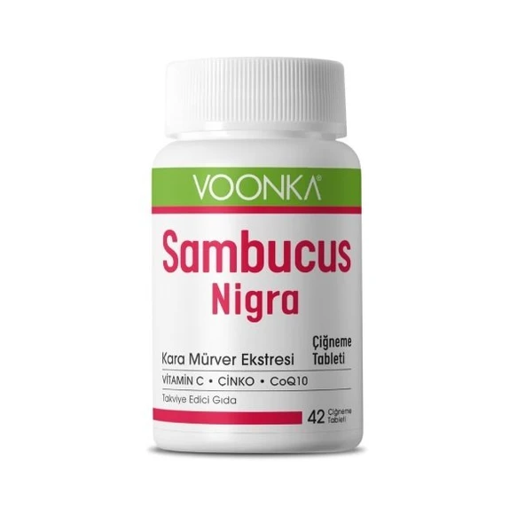Voonka Sambucus Nigra 42 Çiğneme Tablet ürün görseli