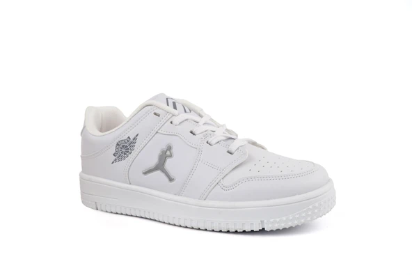Garantili Unisex Çocuk Ortopedik Sneaker Spor Ayakkabı 31-32-33-34-35 Numara Beyaz - 3