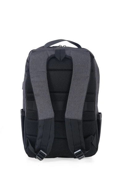 Ççs 51481 Laptop Bölmeli Çekçek Askılıklı Ter Önleyicili Koyu Gri Sırt Çantası - 5