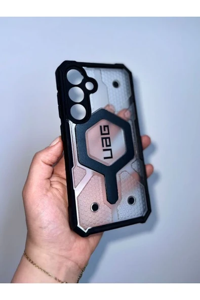 Galaxy S23 Şeffaf-Siyah UAG Kılıf - 2