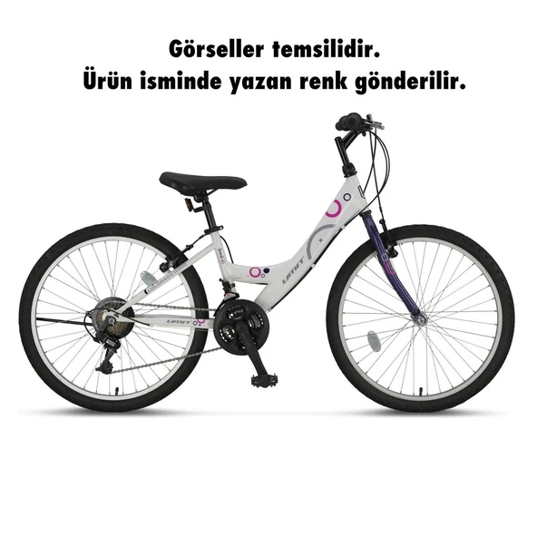 Ümit 2400 Colorado Bayan Dağ Bisikleti 357H V 24 Jant 21 Vites Turuncu Pembe