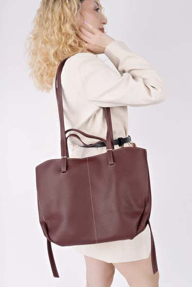 Muggo FARME Kadın Cüzdanlı El ve Omuz Çantası - 2