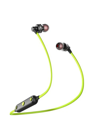 Mıknatıslı Kablosuz Bluetooth Kulaklık A990BL Yeşil