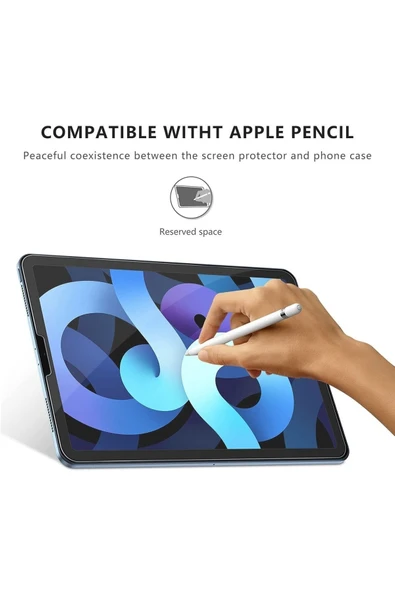 Ipad Air 5 Ve Air 4 10.9 Inç 2022 Ekran Koruyucu Nano Teknoloji Kırılmaz Cam - 3