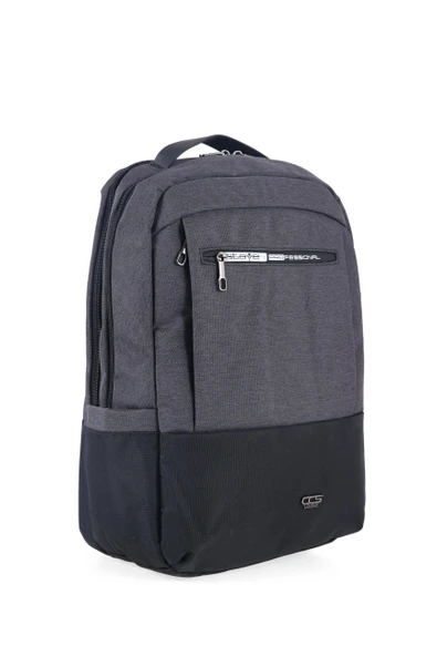 Ççs 51481 Laptop Bölmeli Çekçek Askılıklı Ter Önleyicili Koyu Gri Sırt Çantası - 2