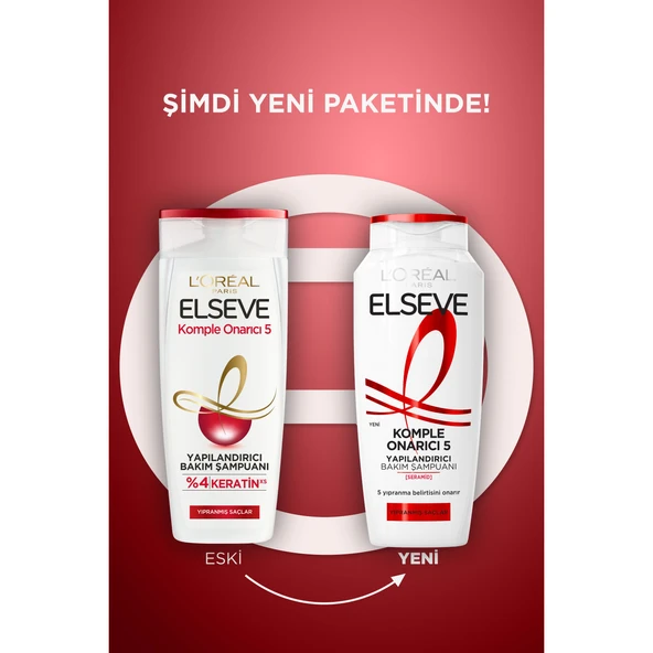 L'Oréal Paris Elseve Komple Onarıcı 5 Yapılandırıcı Bakım Şampuanı 400 ml - 6