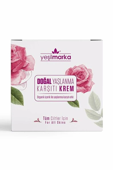YEŞİL MARKA DOĞAL YAŞLANMA KARŞITI KREM 50 ML ürün görseli 1