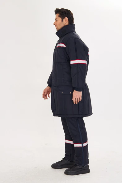 Orange Safety SHD Mont + Tulum Takım Reflektörlü Lacivert - 2